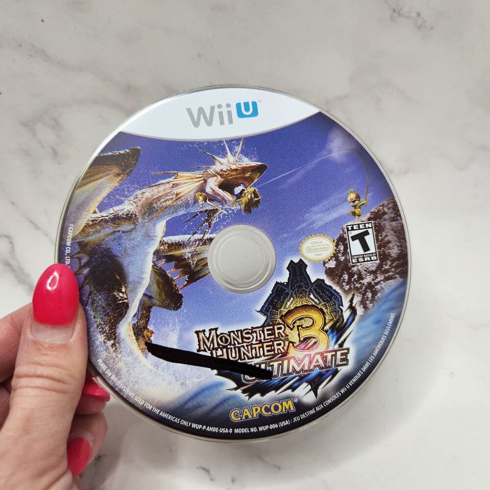 WiiU Monster Hunter 3 Ultimate Nintendo Capcom *NO BOX*